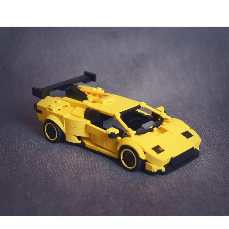 MOC-55126 Car Diablo GTR Small Particle Assembly Block City Racing Model 392PCS Boy Birthday Gift Christmas Toy Present