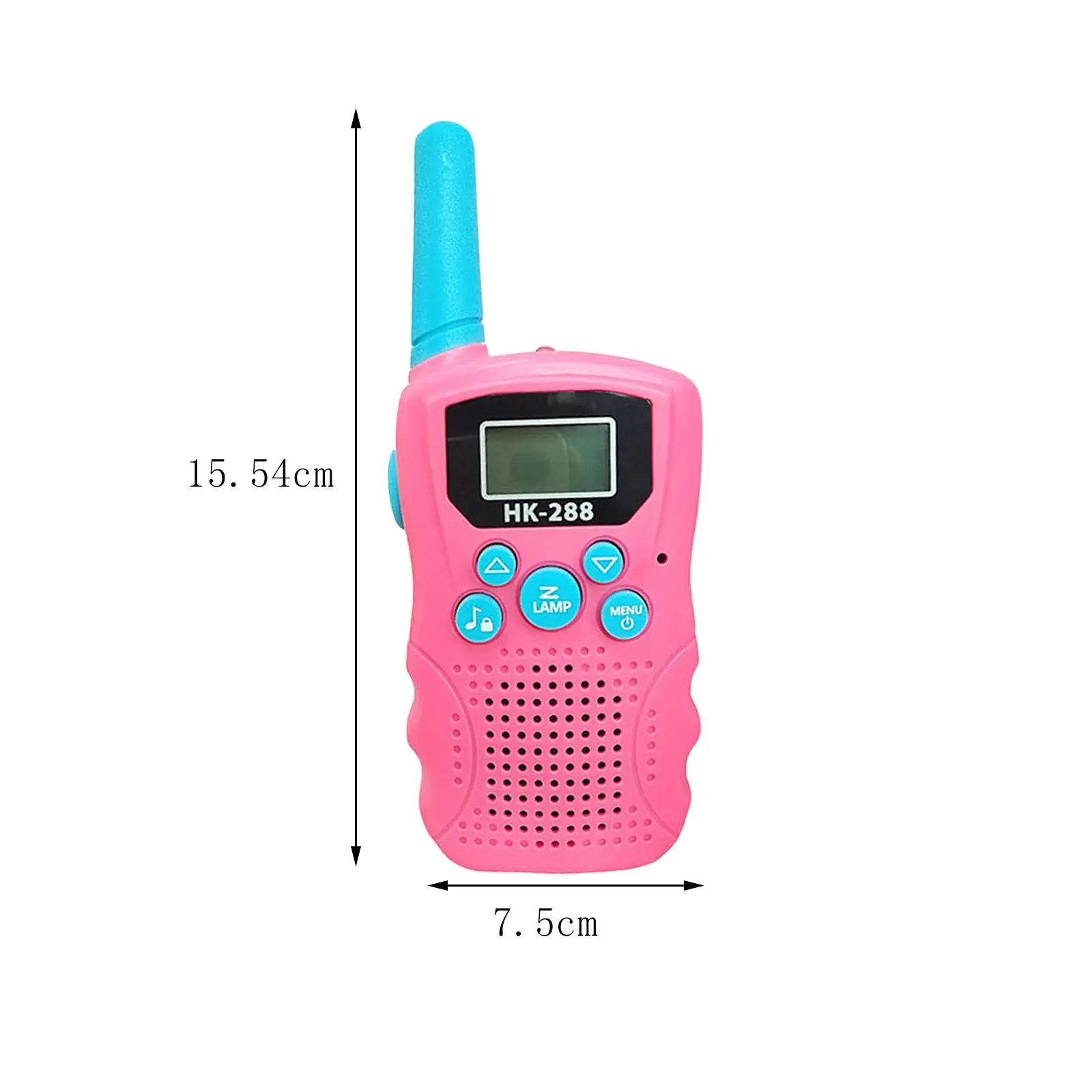 Walkie Talkie para crianças, Family Walky Talky, Fácil de usar, Presentes de longo alcance, 1 par