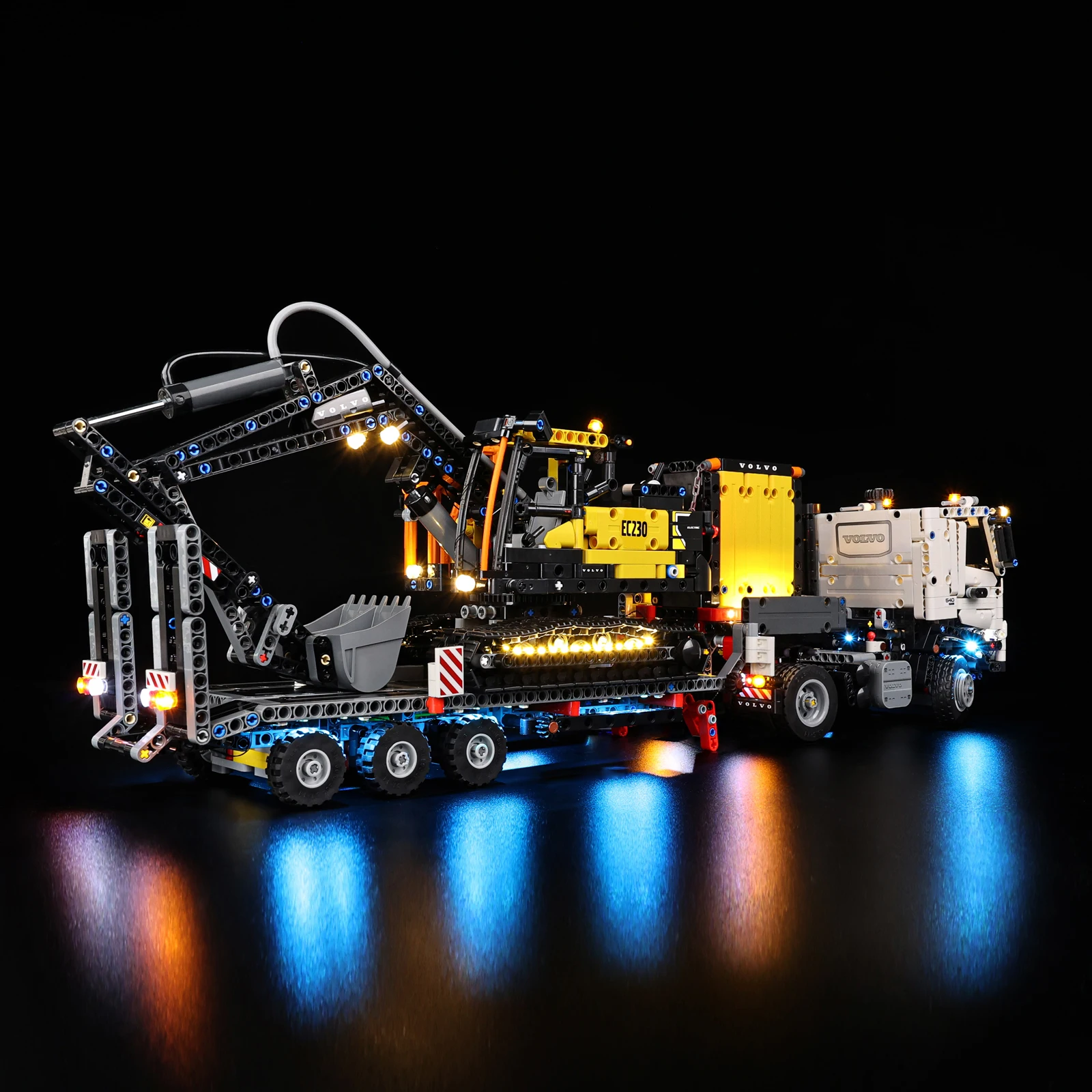 Geen model LED-verlichtingsset geschikt voor LEGO Technic Volvo FMX Truck EC230 elektrische graafmachine 42175 (exclusief bouwstenen)