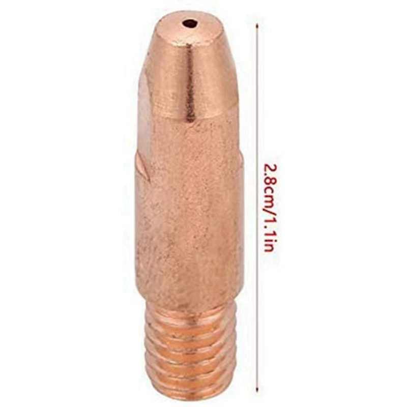 

A63K-35Pcs 24KD сварочная горелка расходные материалы 1,0 мм MIG горелка держатель наконечника газового сопла газовый диффузор для сварочного аппарата MIG