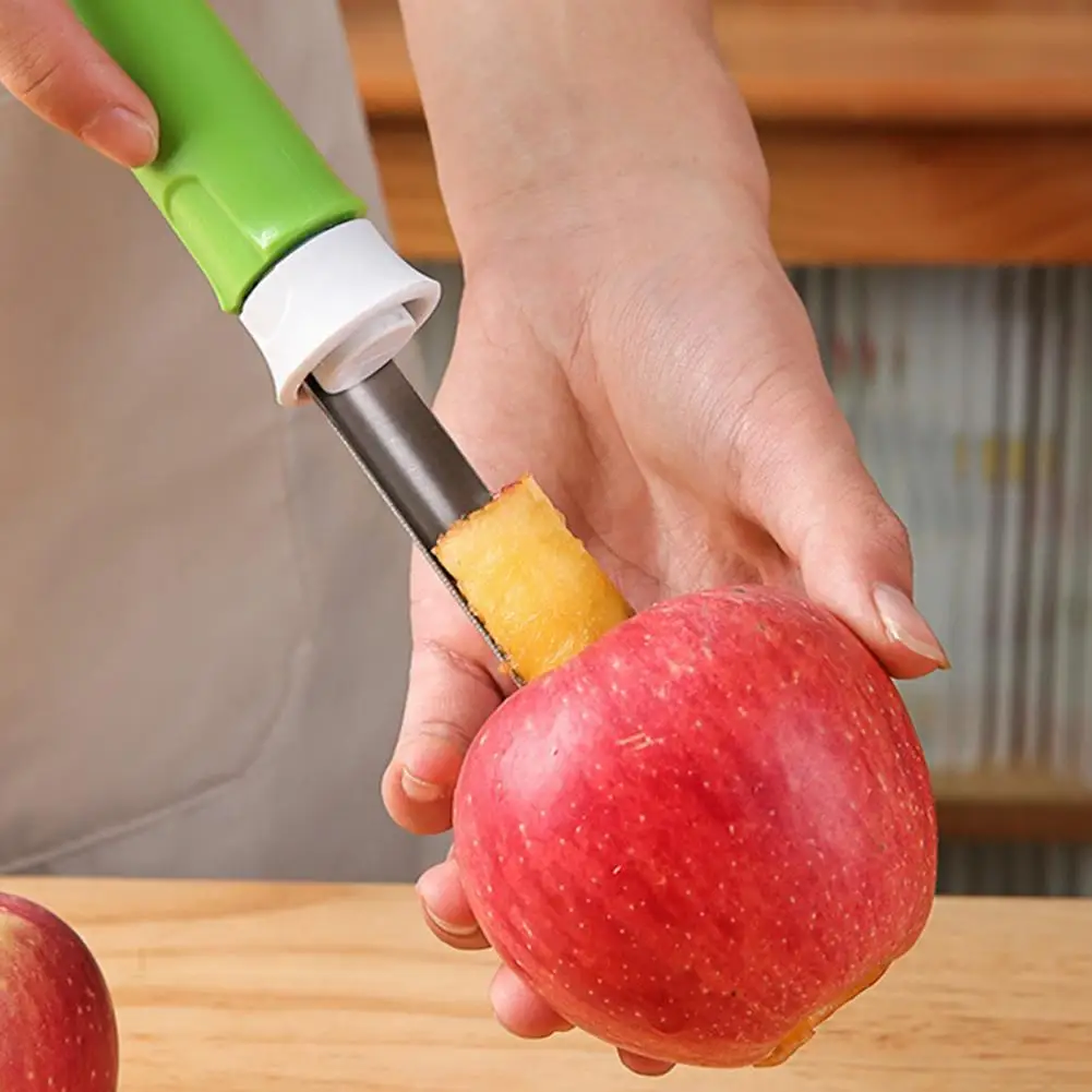 

Multi-purpose Fruit Corer 2-in-1 Fruit Corer Peeler Tool with Serrated Stainless Steel Blades Ergonomic Kitchen for Vegetables
