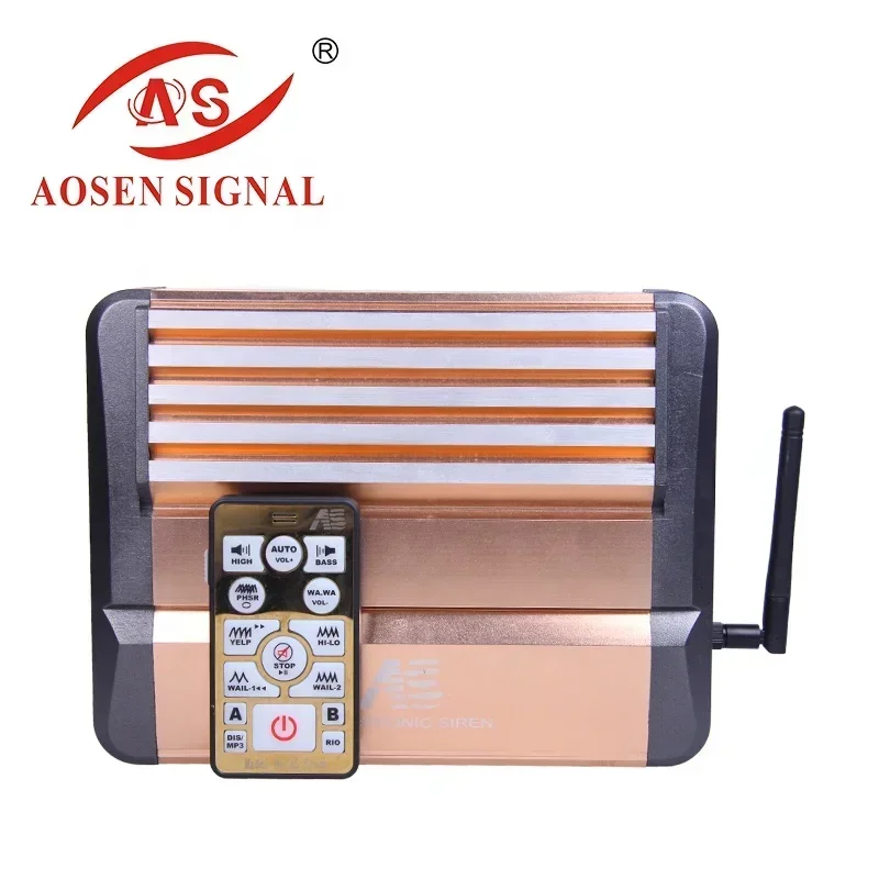 S8 12V 600W Warning Siren for Patrol,Fire Trucks, Ambulance , Emergency Vehicle Electronic Siren Horn Speaker