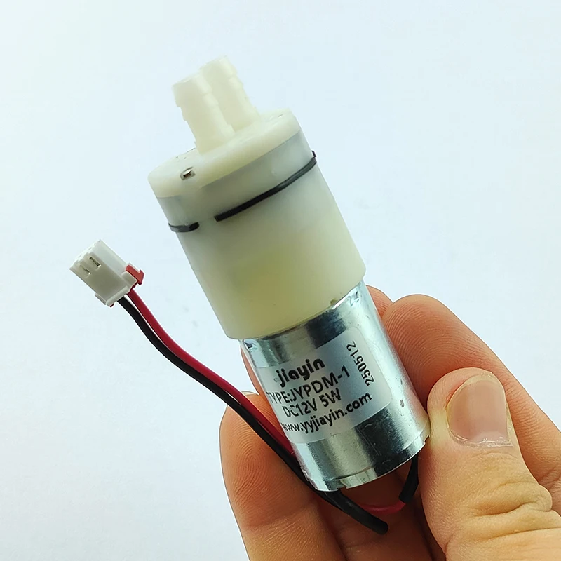 JYPDM-1 DC 12V Small Mini 370 Diaphragm Water Pump Self-priming Suction Water Pump Low Flow 370 Water Pump