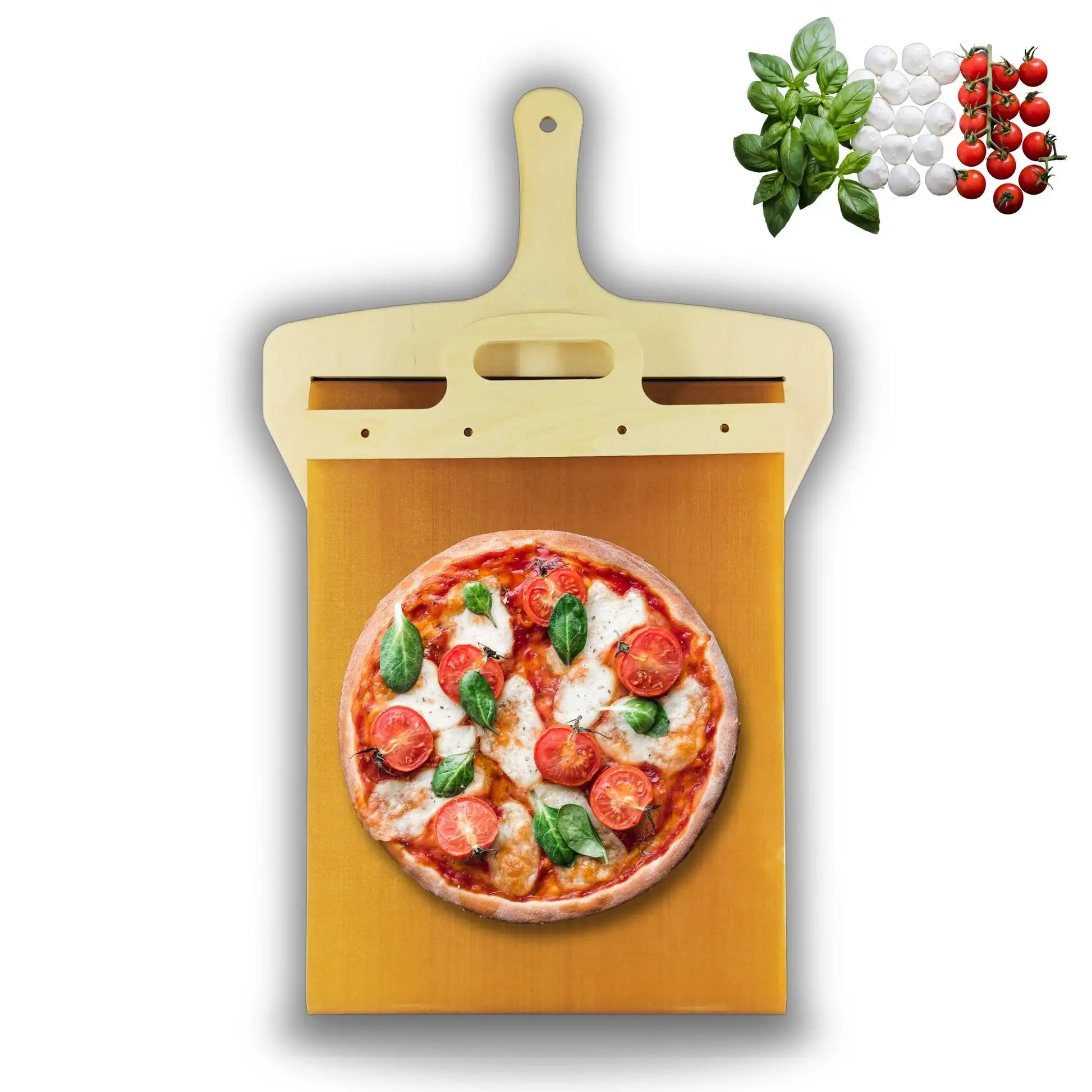 

Sliding Pizza Peel Non-stick Wooden Pizza Transfer Shovel with Handle Baking Tool Pizza Tray Baking Tool kitchen accessories