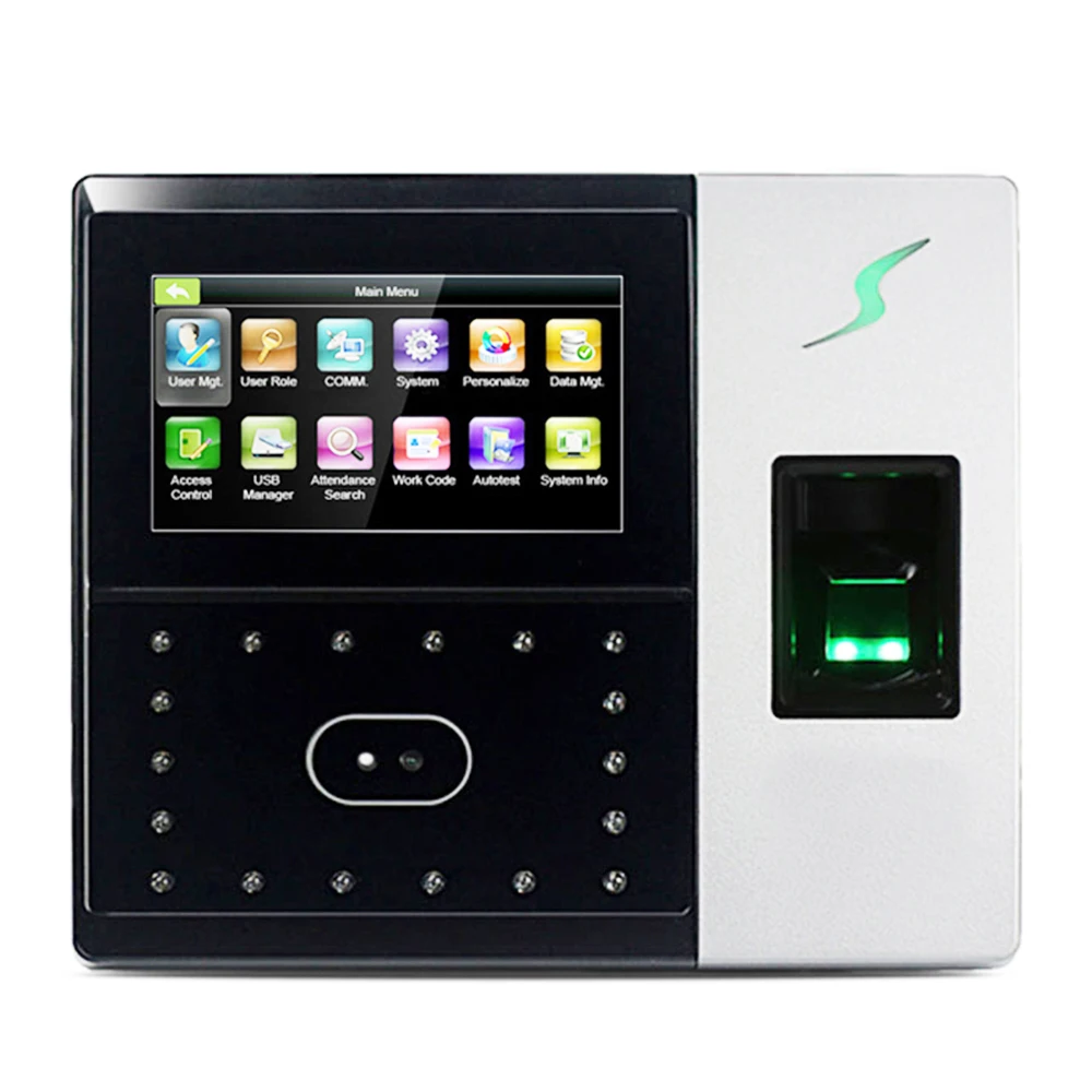 IFACE702 Linux System Face And Fingerpint Access Control System With Backup Battery USB TCP/IP Fingerprint Time Attendance