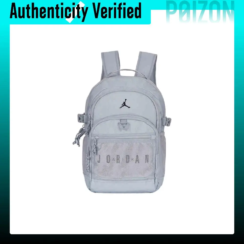 Jordan Polyester Backpack Unisex Light Wolf Gray II6547-012