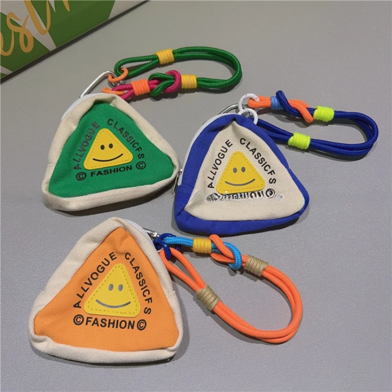 هدية عيد الميلاد لطيف الكرتون مضحك مثلث محفظة نسائية للعملات المعدنية الهاتف قصيرة الحبل حزام الهاتف سوار مكافحة خسر الحبل مجوهرات امرأة #3
