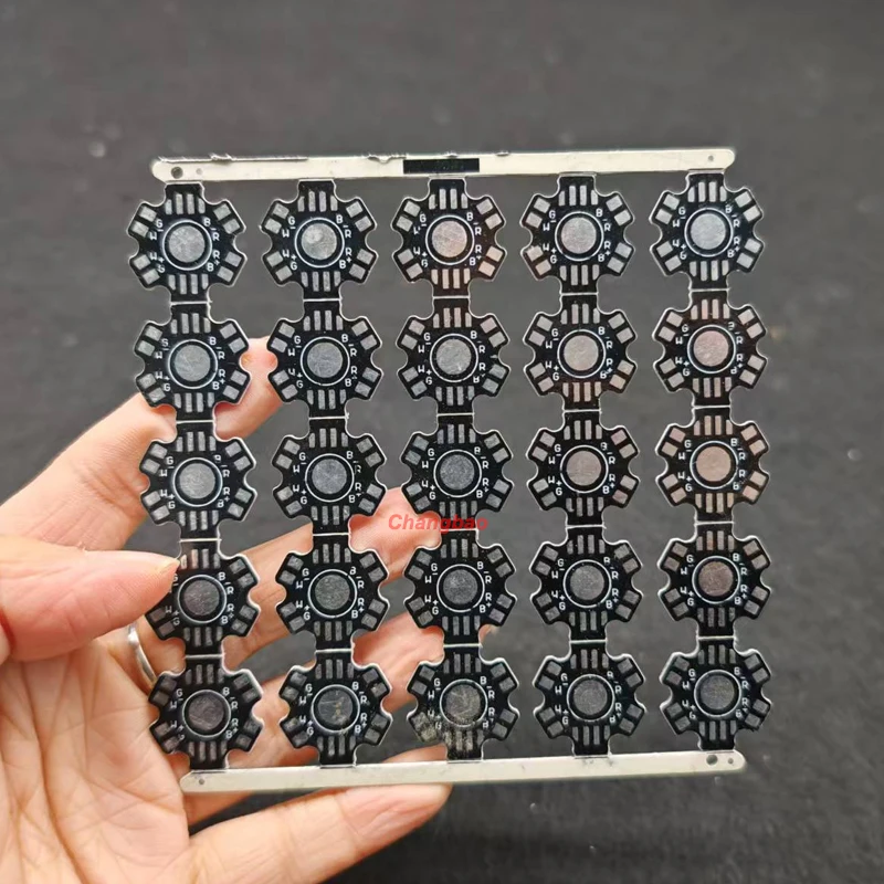 50 قطعة/الوحدة 20 مللي متر كامل الألوان RGBW 8 دبابيس الألومنيوم ستار ل 4 واط عالية الطاقة Led الثنائيات