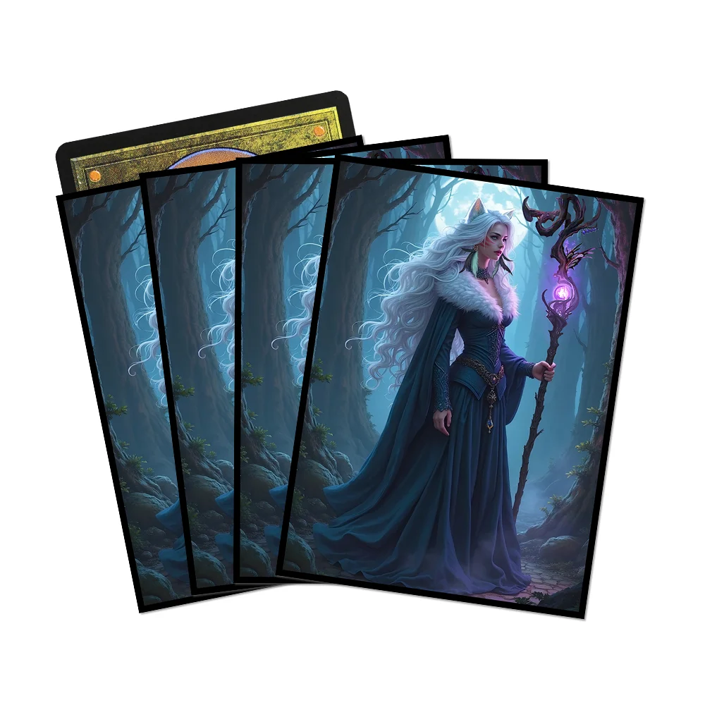 60 peças 66x91mm mangas de cartão de anime legais de vários estilos, perfeitas para ptcg/cartões comerciais, jogo de tabuleiro/protetor de cartas de coleção