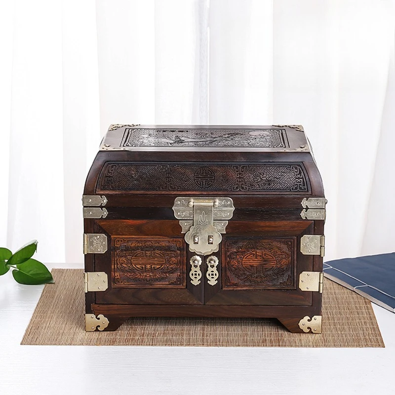 Chang'e Flying to the Moon Jewelry Box, Mahogany Jewelry Box Wedding Souvenir Jewelry Box Wholesale
