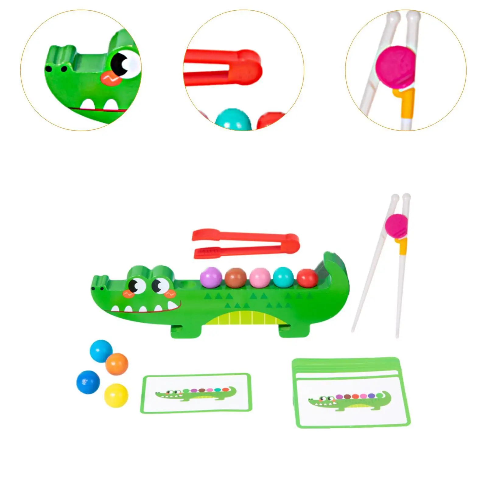 Jeu assorti de perles à Clip, jouets d'apprentissage cadeaux pour enfants de 3 à 4 et 5 ans, tout-petits