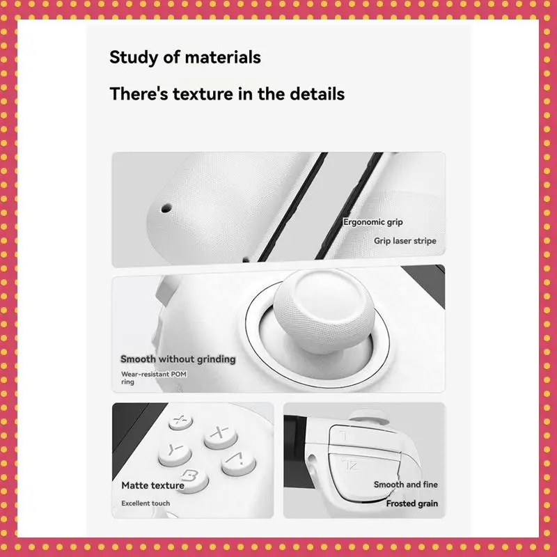 

B74A For Nintendo Switch OLED Joypad HD Game Controller Bluetooth Gamepad With Hall Effect For NS Accessories