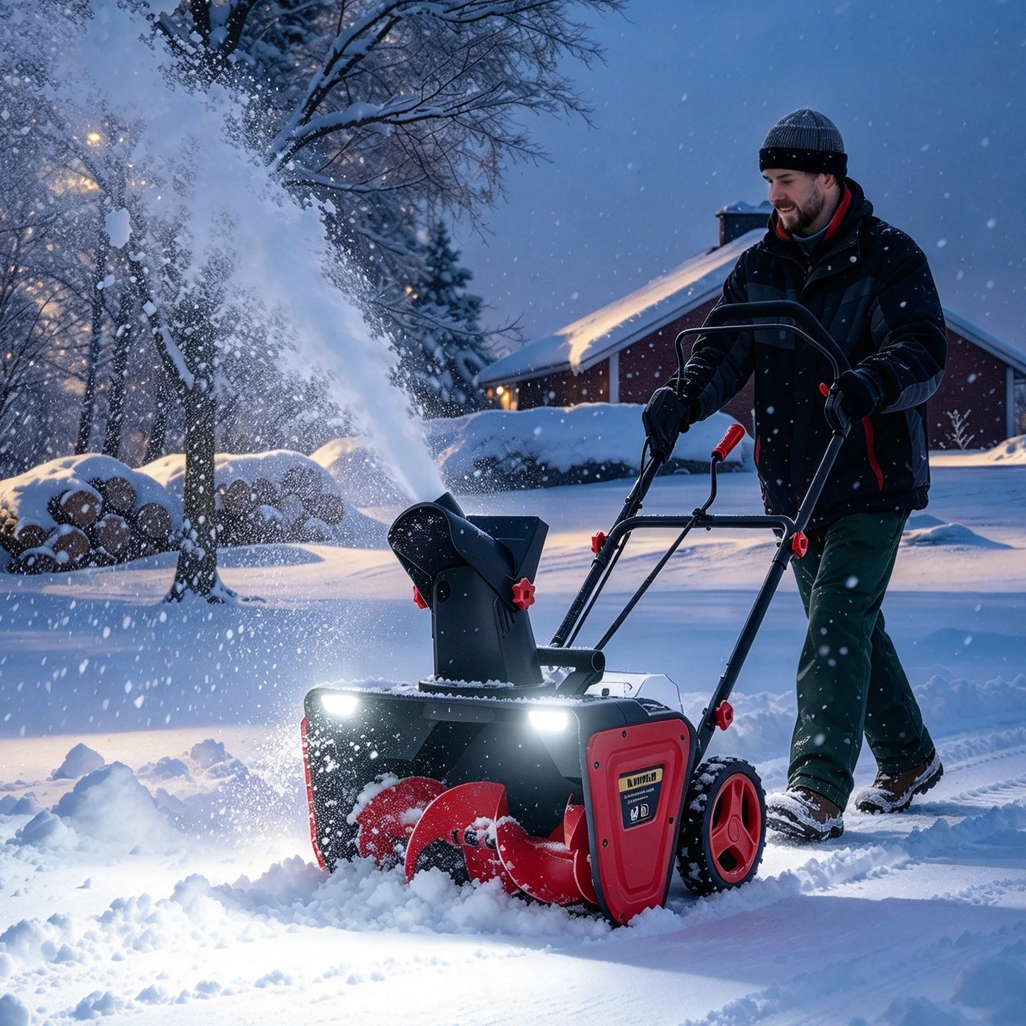 Wireless Electric Snow Blower, 20