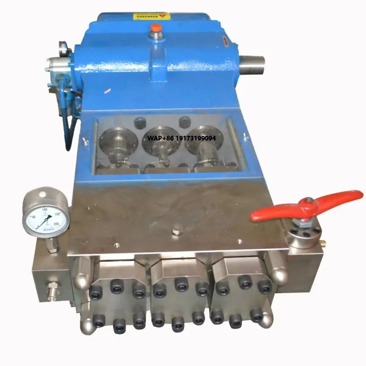with a Flow Rate of a Reliable Heavy-duty Water Jet Ultra-high Pressure Pump Cold Water Ultra-high Pressure
