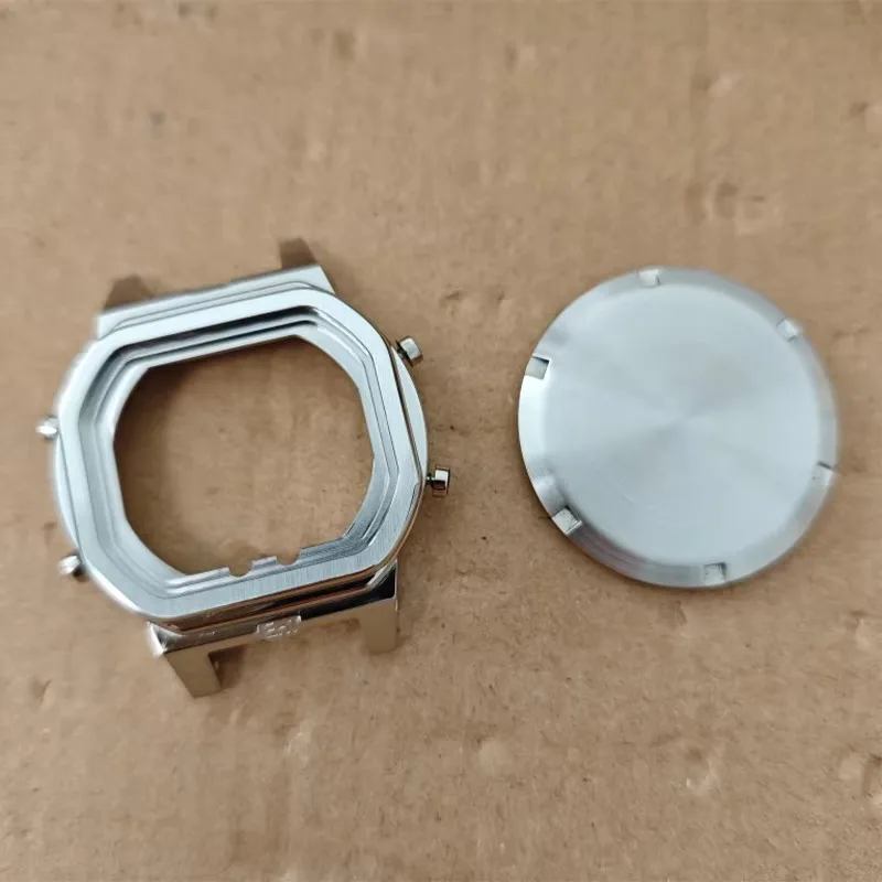 GW-B5600 Mod Kit for Casio GWB5600 Metal Bezel Rear/Bottom Cover Screw Waterproof Ring I/O Ring men Stainless Steel Inner Shell