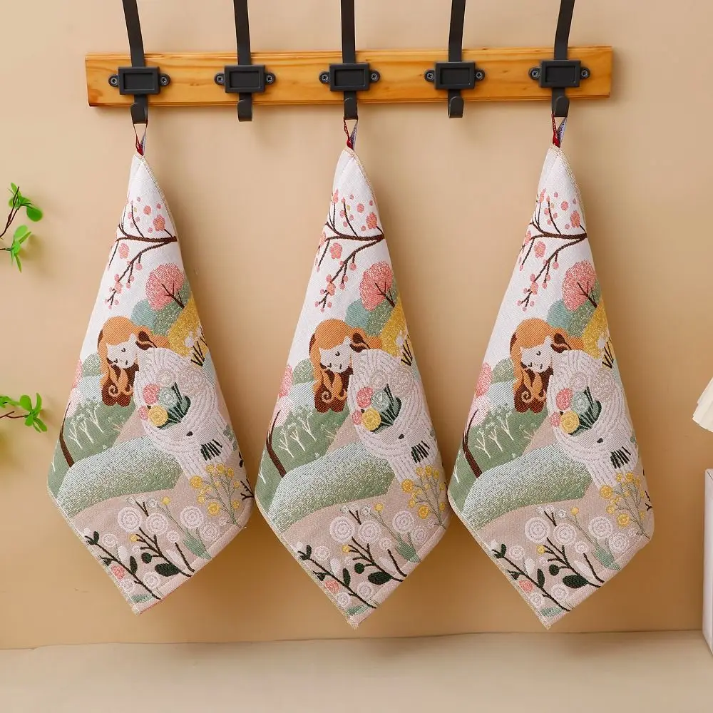 34x40cm Pure Cotton Face Towels 4 Layer Cotton Gauze Soft Large Hand Towel Absorbent Decorative Kitchen Towel