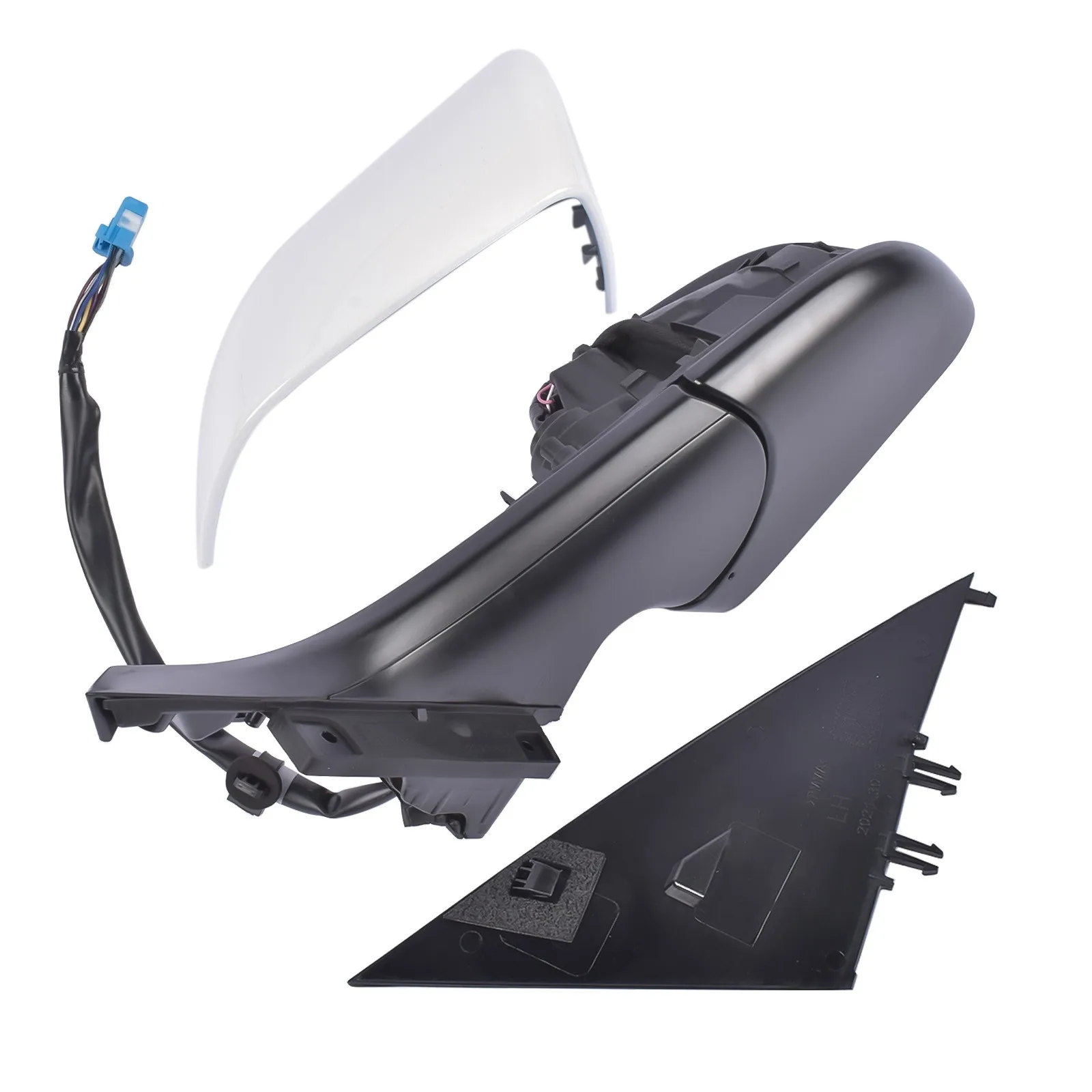 

AP02 Left side Driver side Mirror Heated Power Fold White For Tesla Model 3 M3 2017 2018 2019 2020 2021 2022 2023 EV/BEV