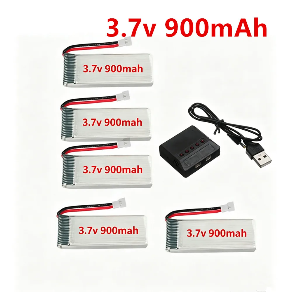 3.7V 900mAh Lipo Battery for X5 X5C 8807 8807W A6 A6W M68 RC Quadcopter Drone Spare Parts