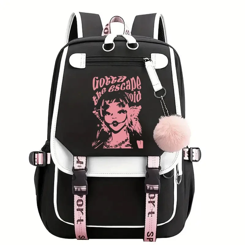 Melanie Martinez Print Backpacks for Men Girls School Bag for Teenager Laptop Backpack for Fans Gift