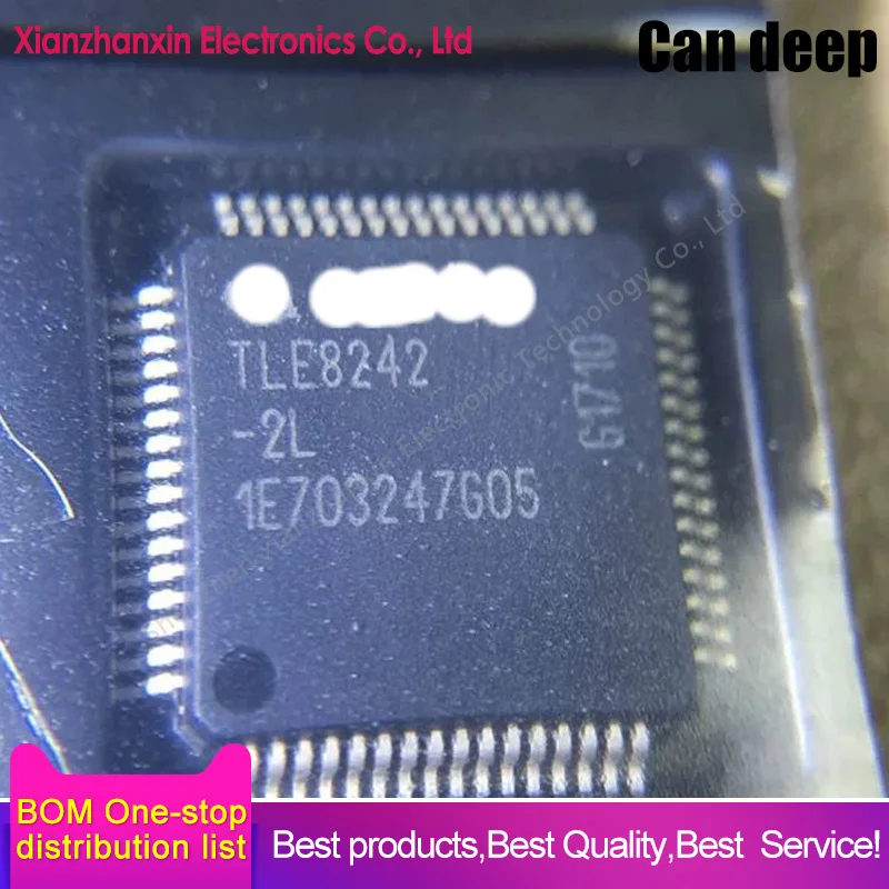 1PCS/LOT TLE8242-2L TLE8242 QFP64 Automotive computer board chips in stock