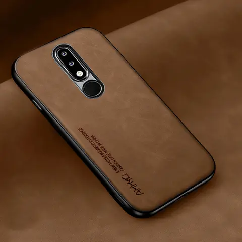 Simple pattern case For Nokia 3.2 X6 5.1 6.1 Plus case TPU Silicone cover leather case For Nokia 3.2 X6 5.1 6.1 Plus  case
