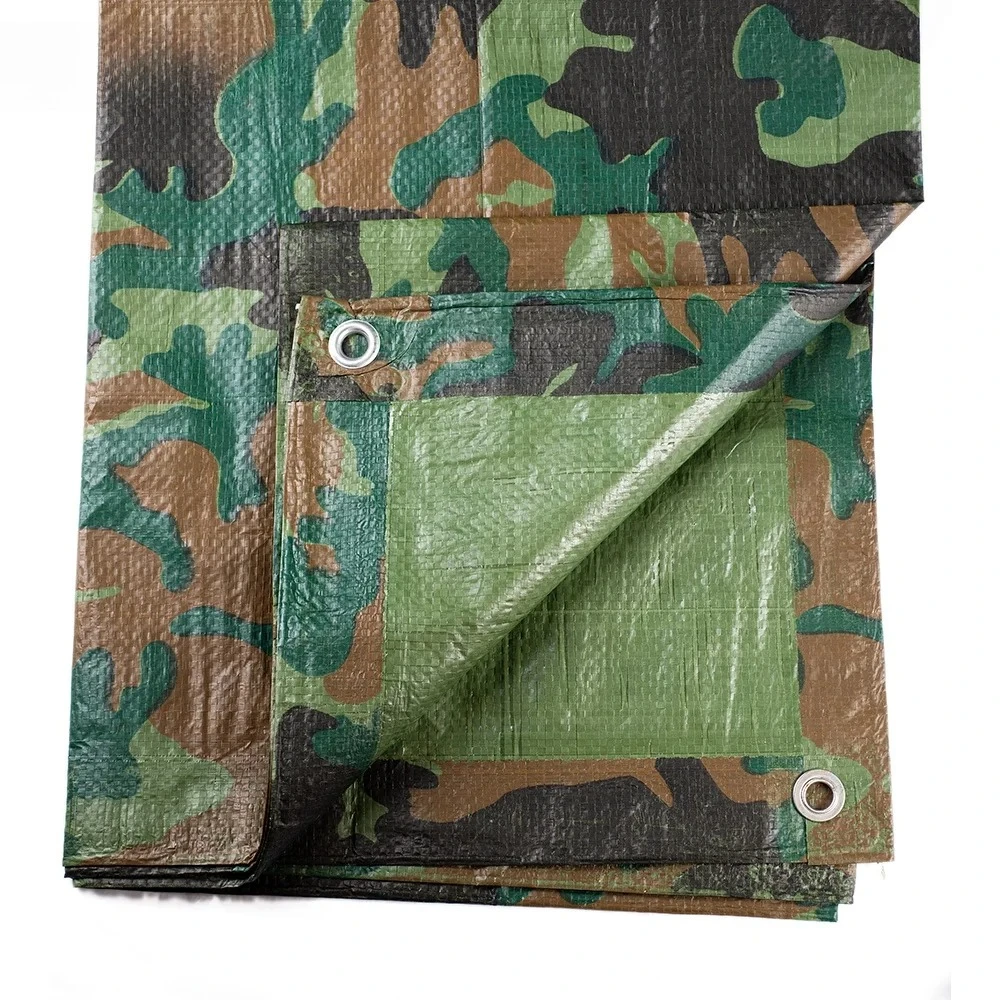 Best Price Durable Camo Tarp for Ground Truck Car Cargo Cover Sheet PE Camouflage Tarpaulin