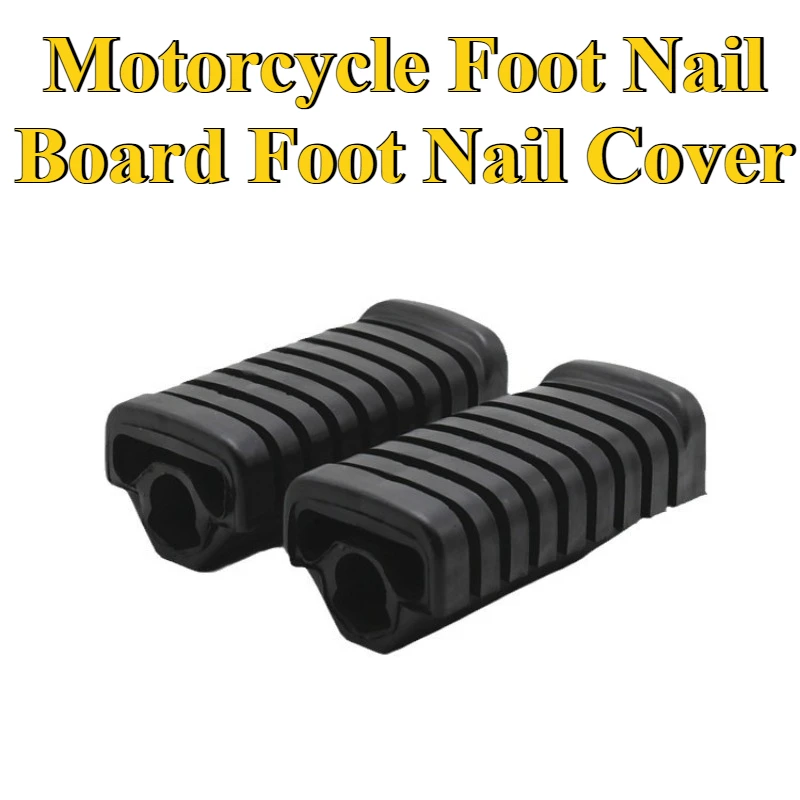 2pcs/set Motorbike Foot Peg Rubber Nonslip Footrest Pedal Foot Peg Cover Set  for Honda WY125  Motorcycle Accessories