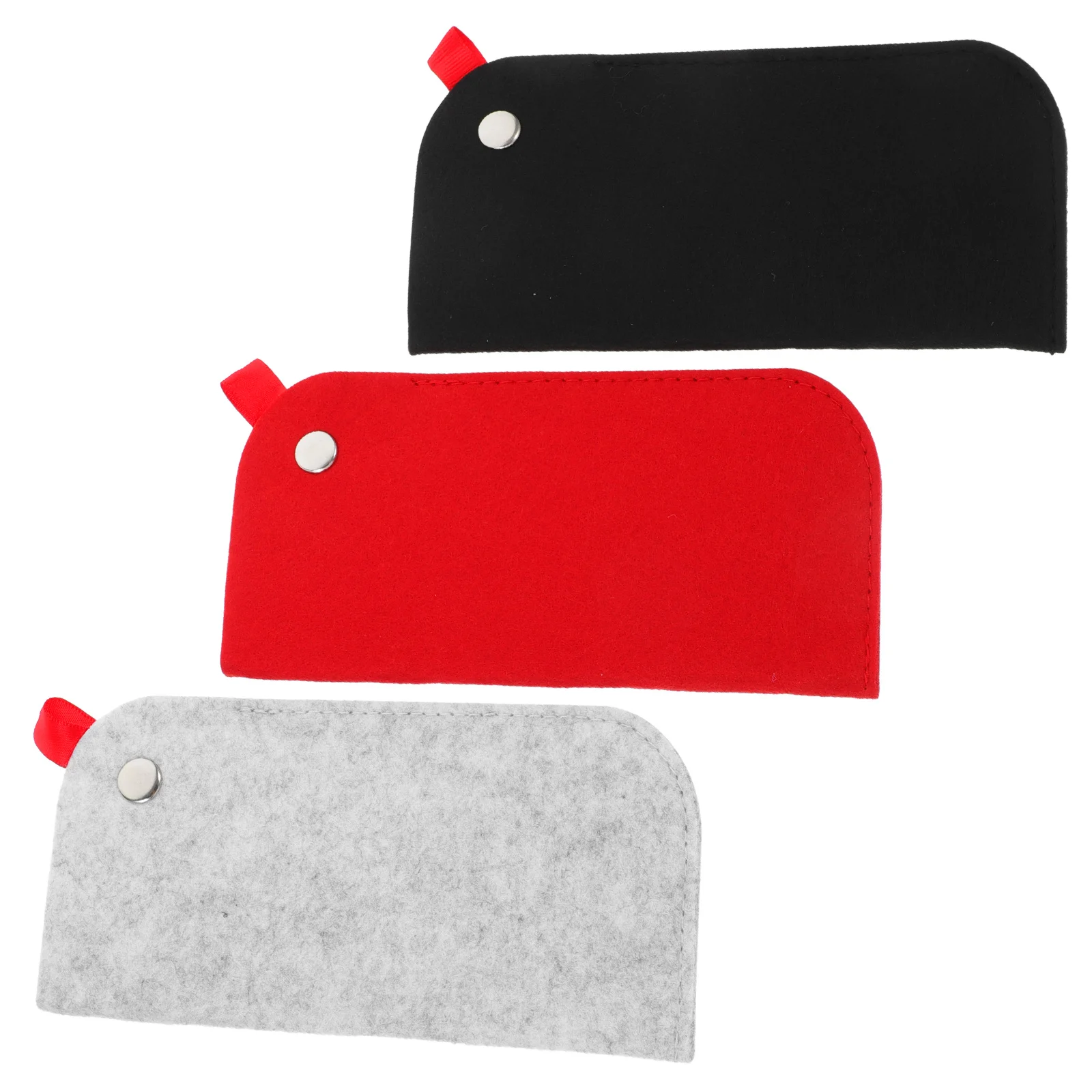 

3Pcs Glasses Storage Pouch Compact Lightweight Eyeglass Case Protective Non Breaking Pouch for Mobile Phone Jewelry Small