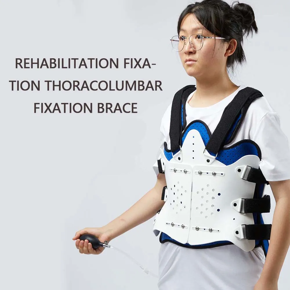 Thoracolumbar fixed brace compression fracture postoperative rehabilitation protective gear spinal rib support waist device