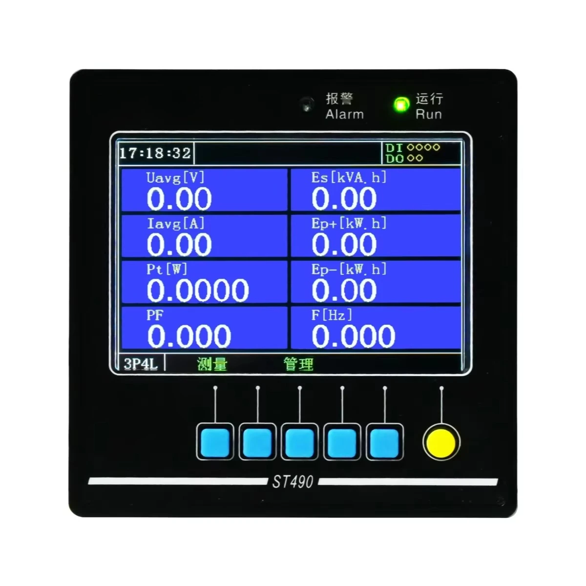 Factory Direct Smart ST490 Three Phase Low Voltage Measuring Meter with LCD Display 0.5S/0.2S Accuracy for Electrical Switchgear