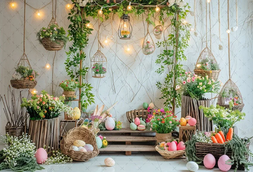 Фон для фотосъемки Mehofond, весенняя Пасха, арка в стиле бохо, цветочные яйца, детский торт на день рождения, портретный декор, фон для фотостудии