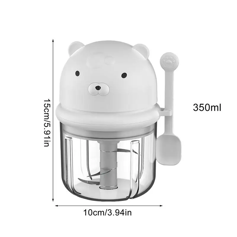 Wireless Food Chopper Mini Garlic Chopper Heavy-Duty Multifunctional Food Processor Container For Chopping Shredding Grinding