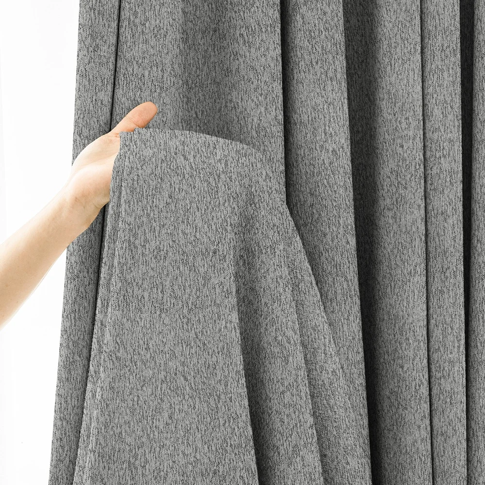 310CM Height Chenille 75-90% Blackout Curtains for Living Room /Balcony/Bedroom Curtain Sound Reduce Customize Size Accept