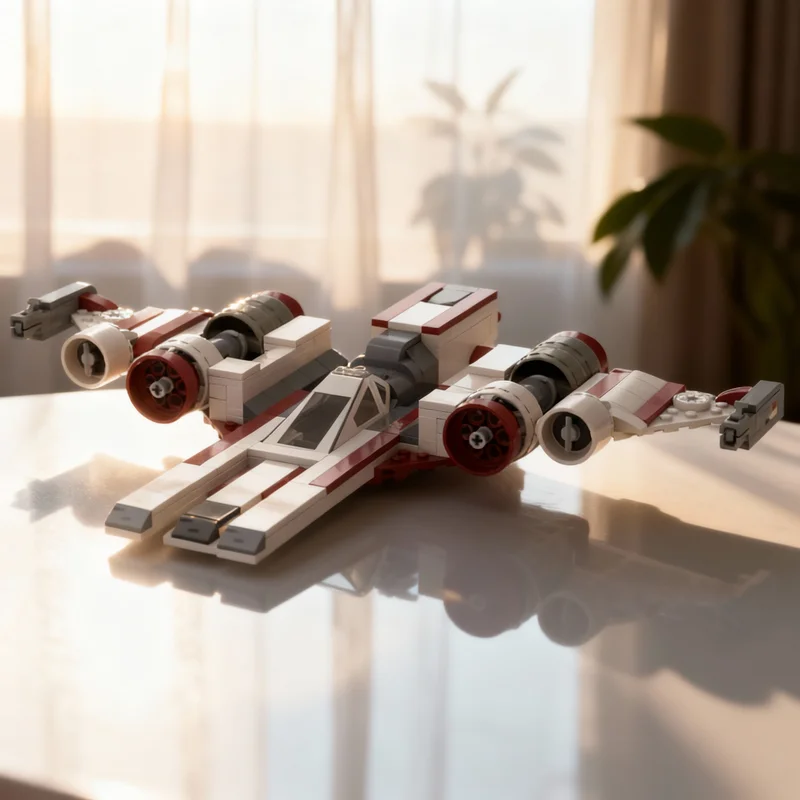 

326 деталей MOC N Starfighter: Конструктор «Звездные бои», архитектурная модель, игрушка, рождественский подарок, развивающая идея для творчества, кирпичики для сборки