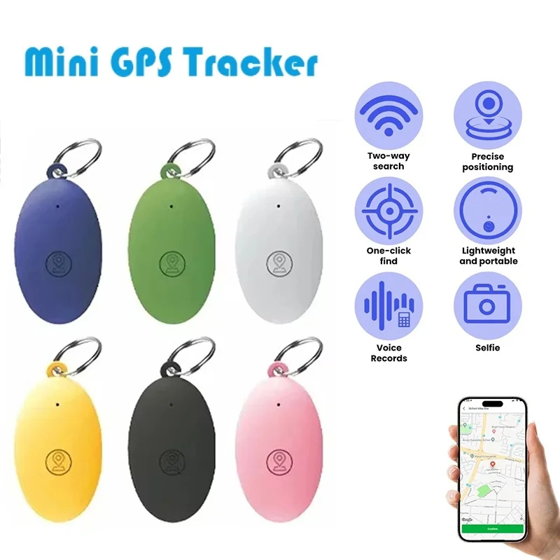 Smart GPS Tracker Bluetooth 5.0 Anti-Lost GPS Mini Device Pet Elderly Kid Bag Car Tracking For IOS Android Smart Finder Locator