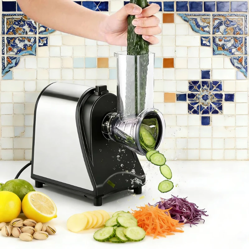 

Household professional salad machine Electric slicer, electric grater/electric cheese grater/salad shooter