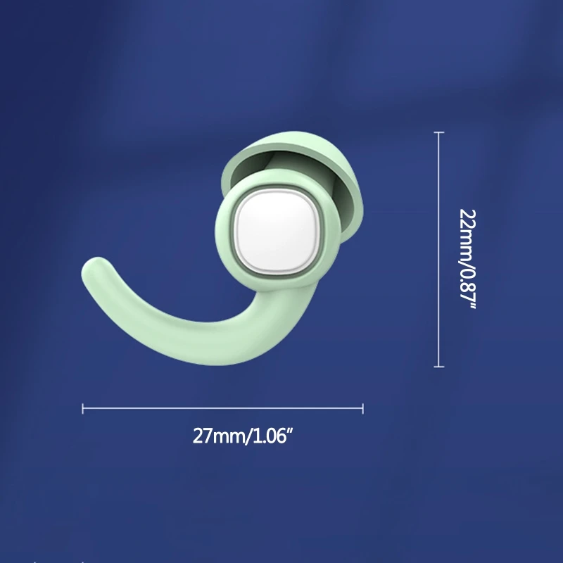 Comfortable Silicone Earplugs for Sleeping Study Concert Sound Insulation Soft Ear Tips for Sound Blocking Sleeping