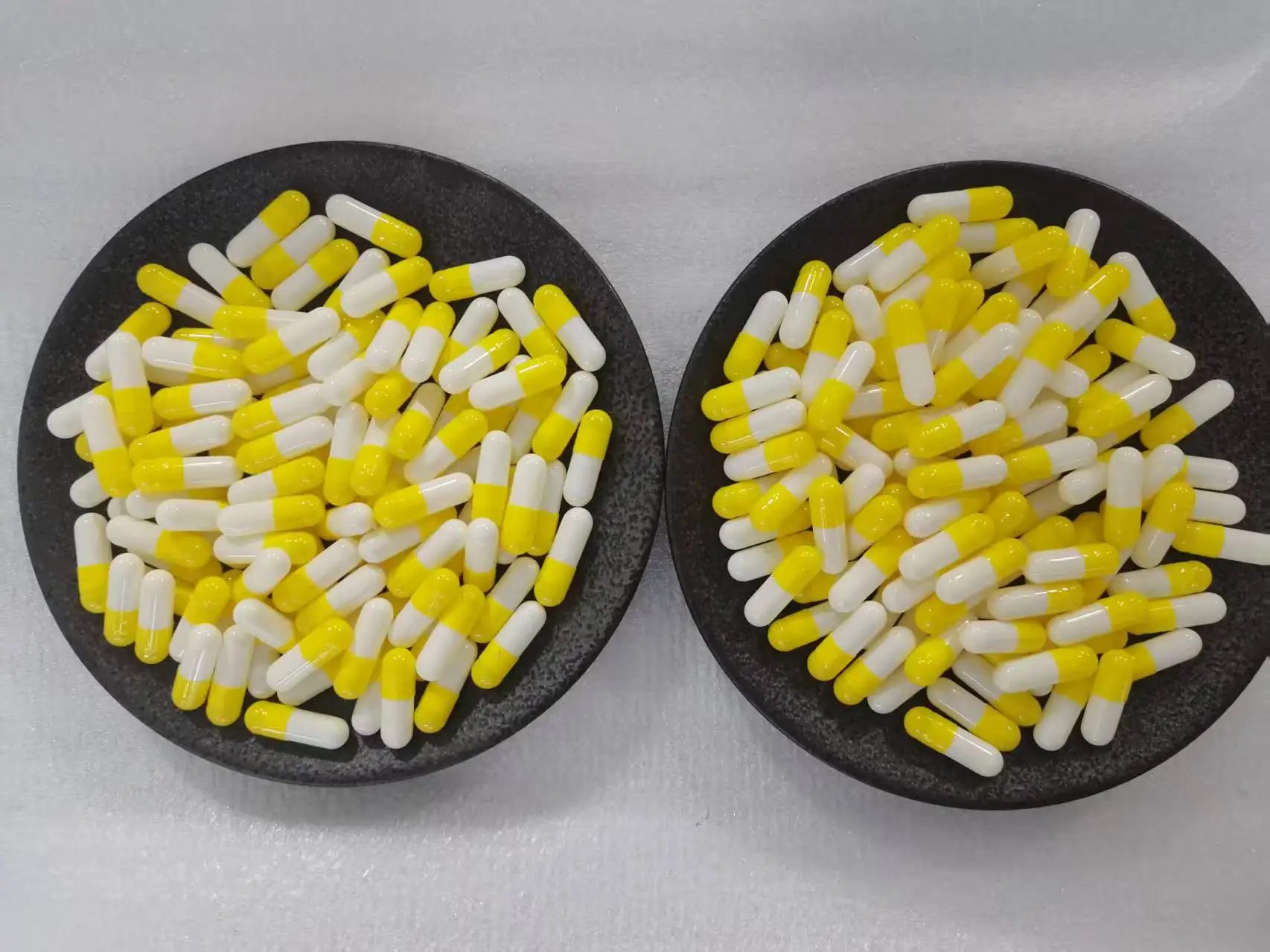 

1000 шт., 5000 шт., размер 0, пустые капсулы, желатиновые прозрачные капсулы, полые твердые желатиновые желтые, белые отдельные соединенные капсулы