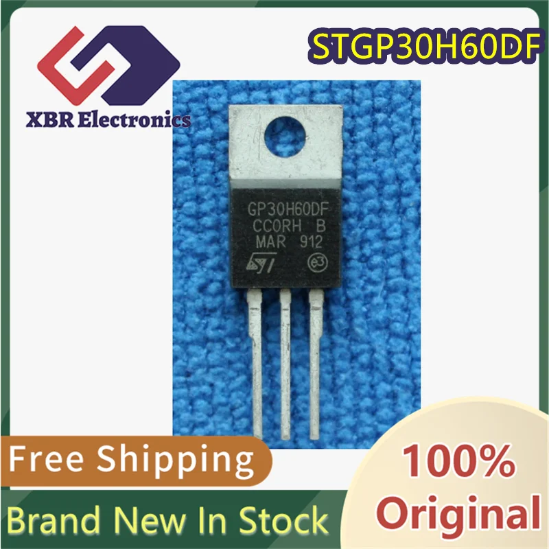 

(5/50 piece) GP30H60DF STGP30H60DF TO-220 MOSFET 600V 300A Brand New Genuine Original In Stock Free Shipping
