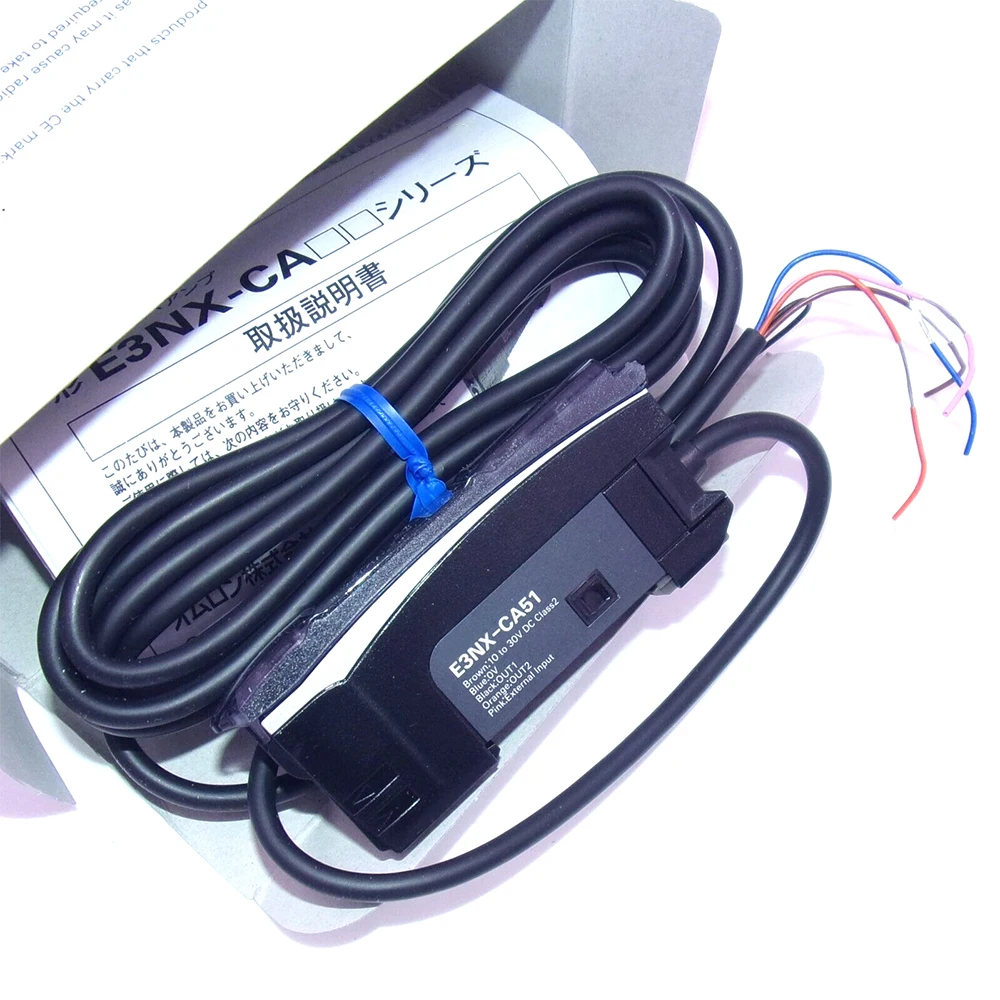 ใหม่ Photoelectric Sensor E3NX-CA51 เครื่องขยายสัญญาณไฟเบอร์ออปติก