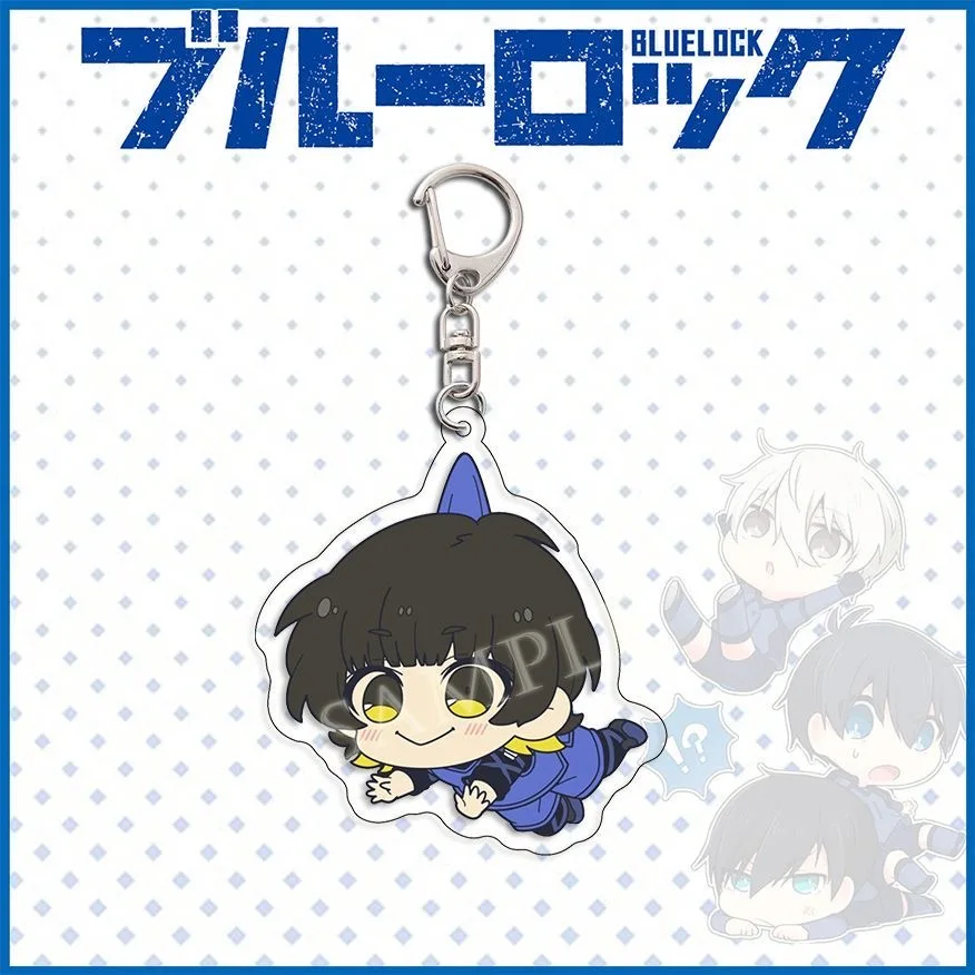 Anime BLUE LOCK Isagi Yoichi Chigiri Hyoma Mikage Reo Cosplay Acrylic Keychain  Ambitus Gift