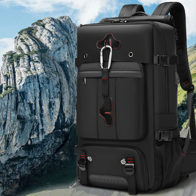 

50L Travel Fitness Training Backpack Large Capacity Multifunction Luggage Bag Waterproof Men Outdoor Hiking Trekking Pack