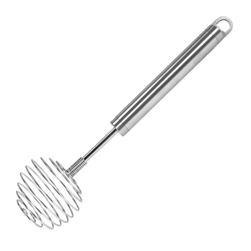 J0MC Manual Huevos Batir batidora empuje giratoria Milk Lecher Accesorios para hornear