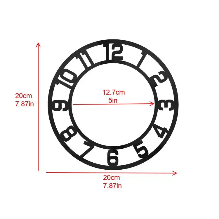 Wallpaper Sticker - Roman Numeral Round Clock Acrylic Mirror Gold Quartz Decor, Adhesive Wallpaper for Wall, Hotel Lobby