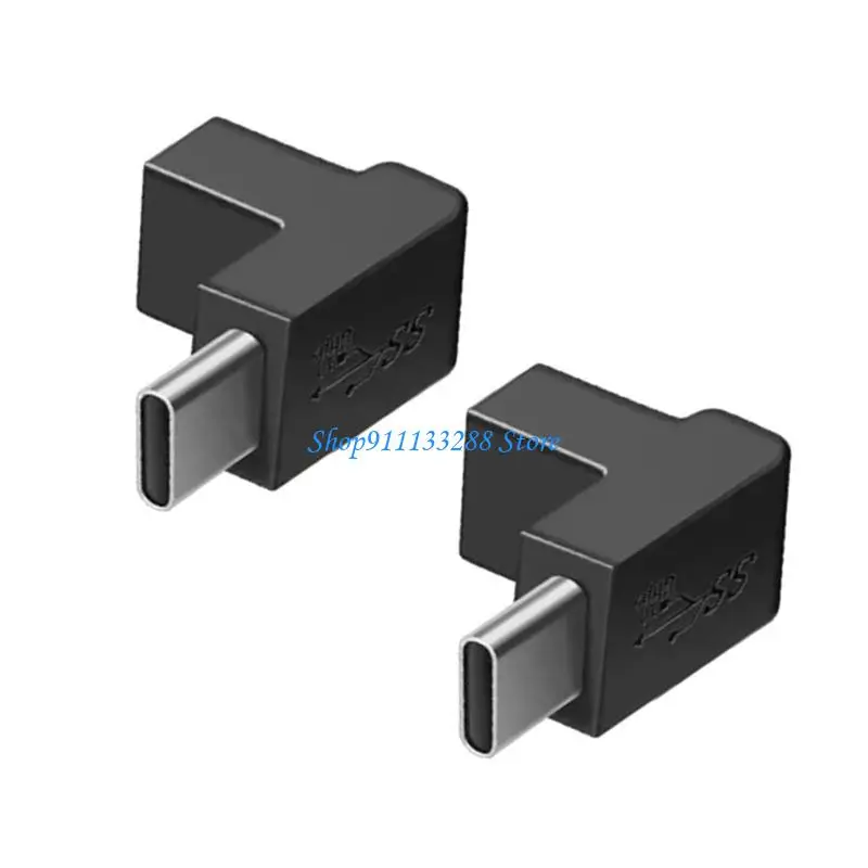 G88D USB3.1 Type C Female to Male Converter for Effortless Device Linking and Long Service Life USB C Plugs 2PCS