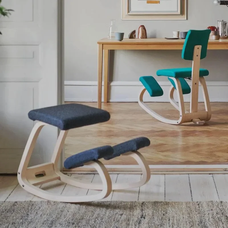 Varier Variable Balans, Original Kneeling Chair, Ergonomic Office Chair, Designed by Peter Opsvik Black/Natur