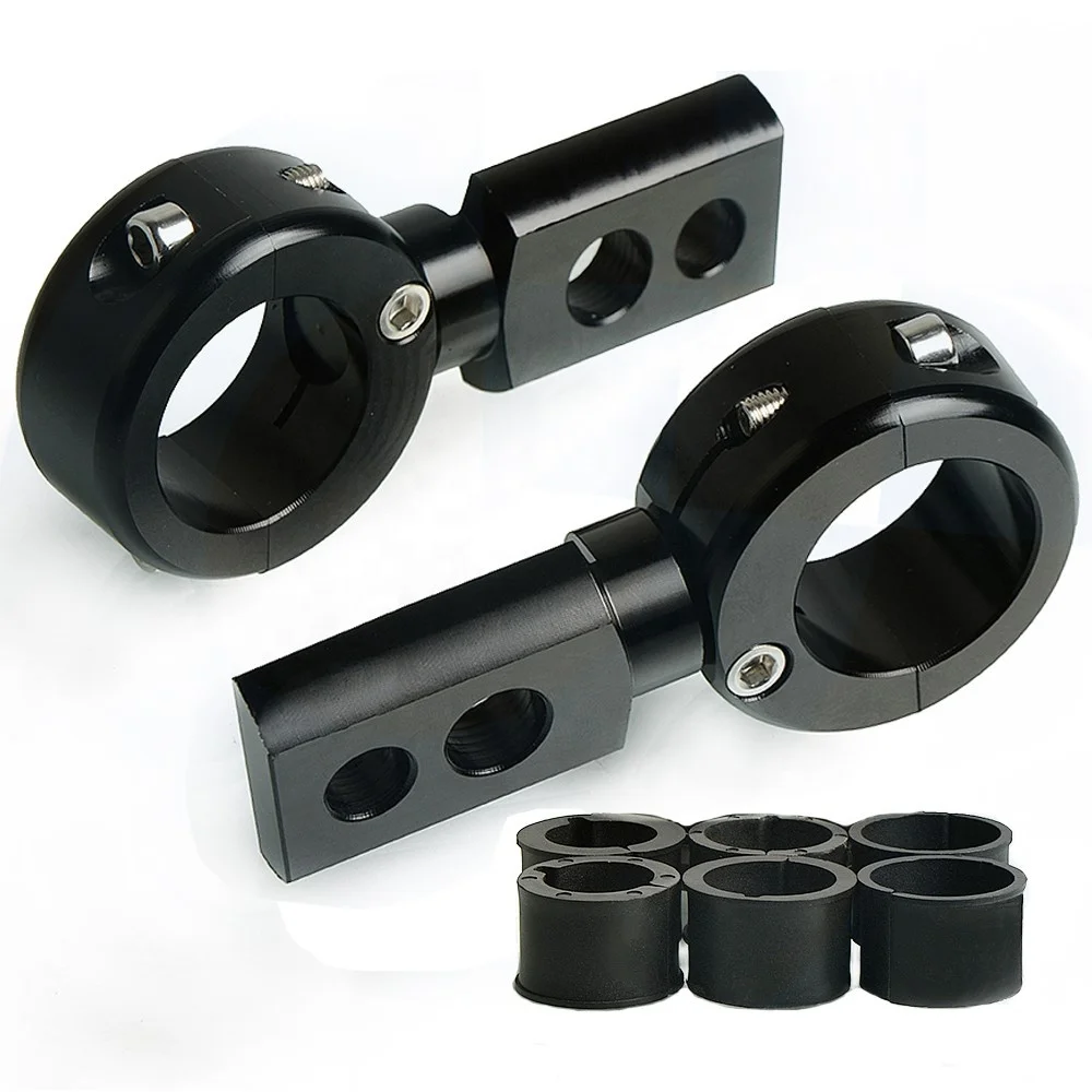 

Универсальный 22 мм 25 мм 28 мм крепление для лампы мотоциклетный прожектор противотуманные фары кронштейны держатель лампы головного света регулируемый зажим для крепления вилки