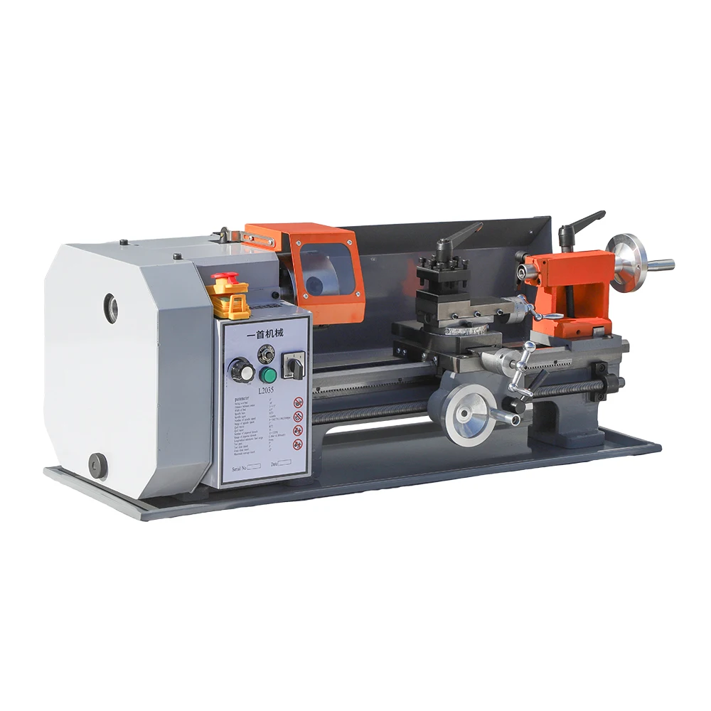 

Chinese Manufacturers 500w Durable Metalworker Variable Speed Desktop Metal Mini Lathe Machine