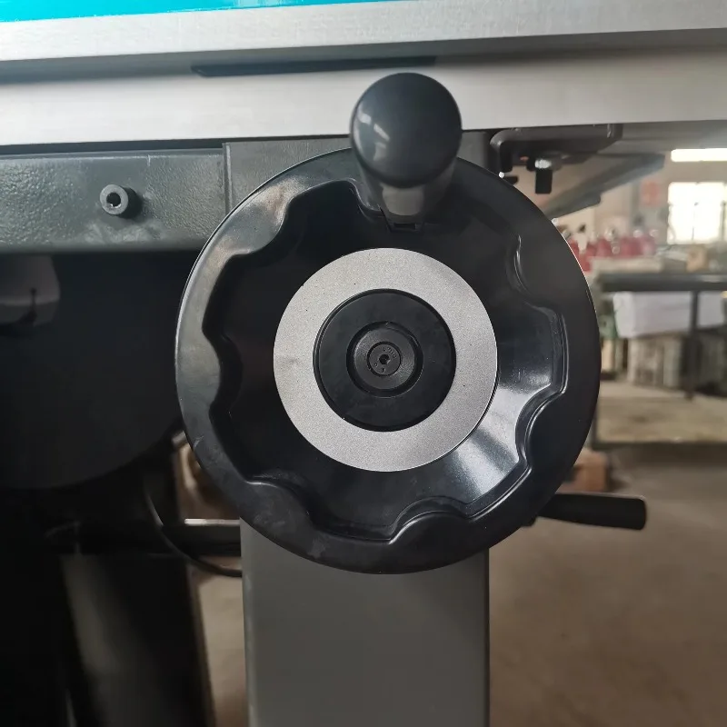 Mini sierra Circular de mesa deslizante multifunción para corte de madera de doble hoja de precisión automática