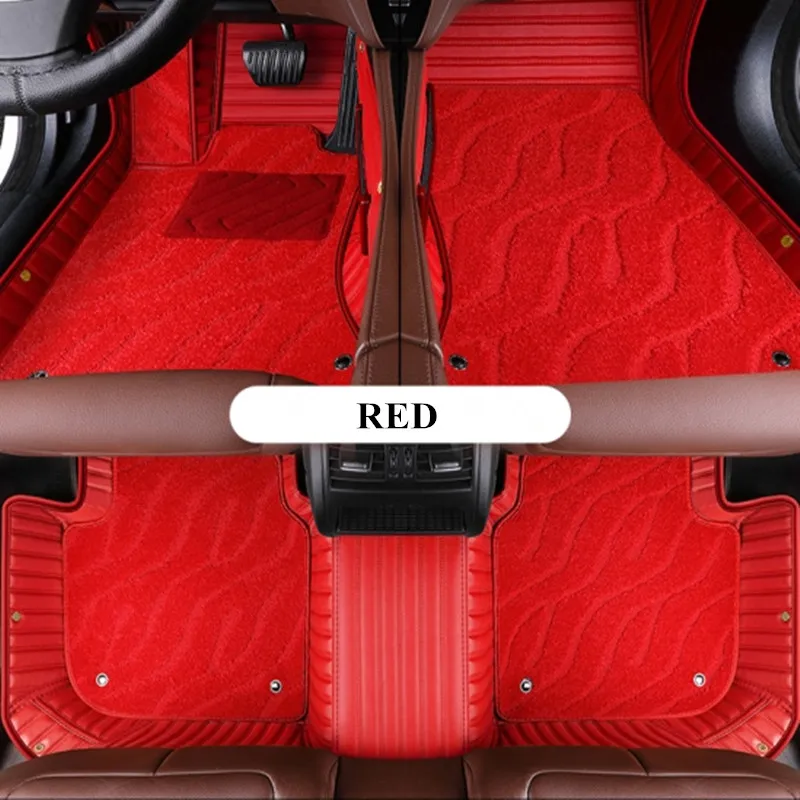 Best quality! Custom special car floor mats for Jeep Wrangler JL 2024-2018 2 door waterproof double layers carpets,Free shipping